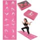 Jóga oktató matrac összehajtható 170x60x0,5 cm – pink, ENERO-Fit