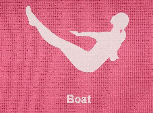 Jóga oktató matrac összehajtható 170x60x0,5 cm – pink, ENERO-Fit