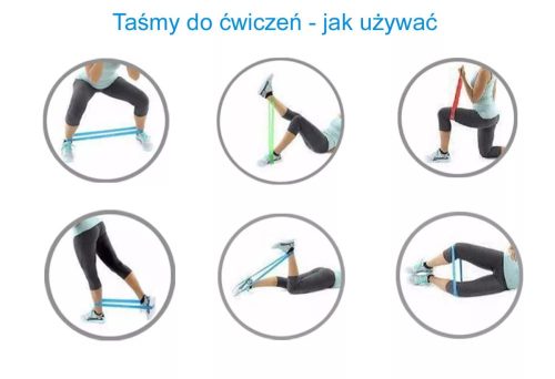 Erősítő gumiszalag, power band 5–12 kg – Extra Light, piros – EB-Fit