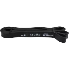   Erősítő gumiszalag power band 12-25 kg Light fekete EB-Fit
