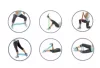 Erősítő gumiszalag power band 12-25 kg Light fekete EB-Fit
