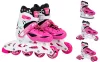 4 in 1 görkorcsolya jégkorcsolya állítható 34-37, pink, ENERO
