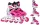 4 in 1 görkorcsolya jégkorcsolya állítható 34-37, pink, ENERO