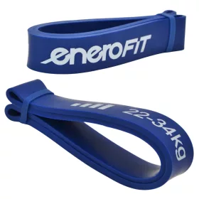 Erősítő gumiszalag mini band 22-34 kg erős kék EB-Fit