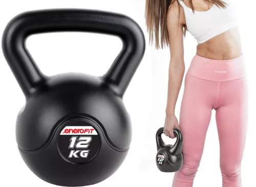 Füles súlyzó, Kettlebell 12 kg ENERO fit 