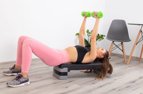 Kézisúlyzó 2x3 kg piros ENERO-Fit