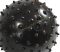 Tüskés masszázs, masszírozó labda 13 cm Fekete  EB-Fit