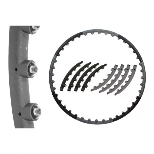 Hullahopp karika masszírozó 98 cm fekete/szürke Eb-Fit