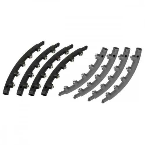 Hullahopp karika masszírozó 98 cm fekete/szürke Eb-Fit