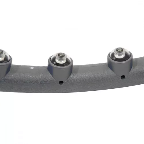 Hullahopp karika masszírozó 98 cm fekete/szürke Eb-Fit