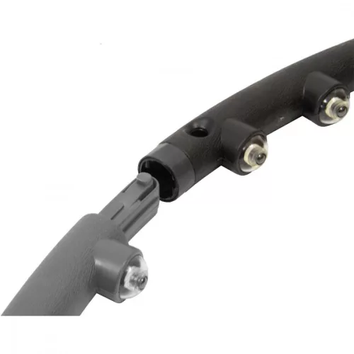 Hullahopp karika masszírozó 98 cm fekete/szürke Eb-Fit