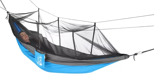 Függőágy szúnyoghálóval – 270×140 cm, 200 kg-ig, ENERO
