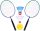 Badminton szett – Y5, fém-fa ütővel – ENERO