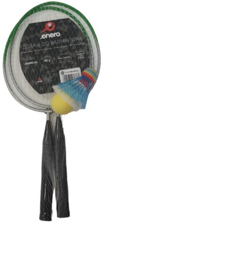 Badminton szett – Y5, fém-fa ütővel – ENERO