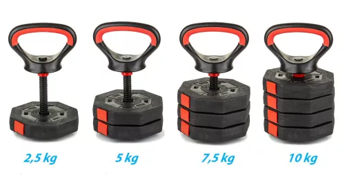 Kettlebell szett 10 kg (4×2,5 kg) – EB FIT