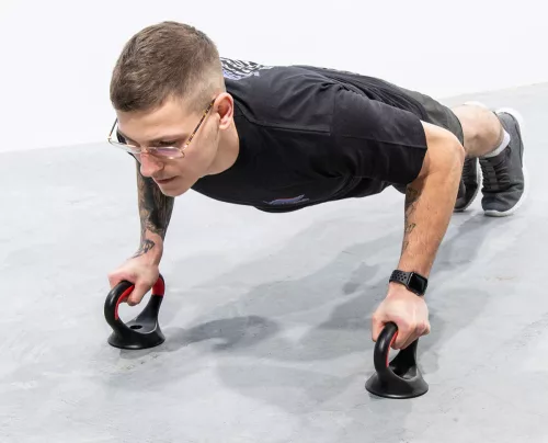 Kettlebell kompzit edző szett 3in1 10 kg (4x2,5kg) EB-Fit