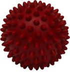   Tüskés masszírozó labda piros Hard 7 cm dobozos ENERO-Fit