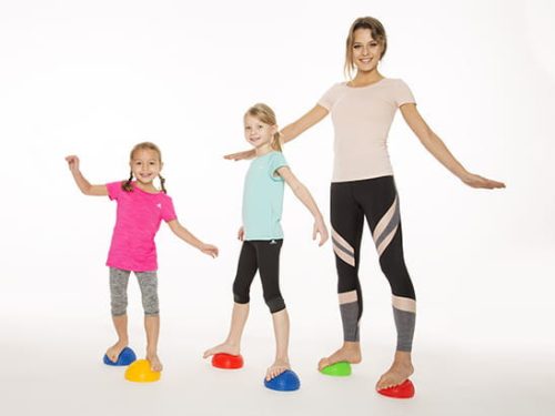 Egyensúlyozó masszázs félgömb PREMIUM, tüskés 1 db pink ENERO-Fit