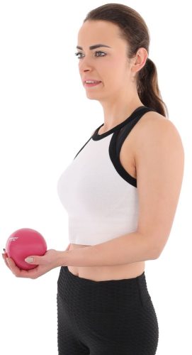 Súlylabda 0,5 kg – fukszia, 10 cm – ENERO Fit