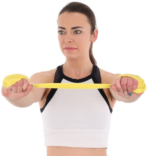 Erősítő gumiszalag 10-15 kg 200x15 cm Zöld ENERO Fit