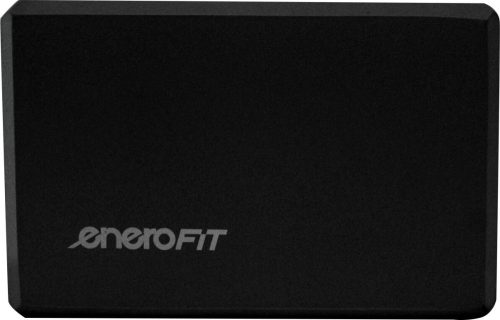 Jóga tégla 23x15x8 cm, fekete 130g ENERO-Fit
