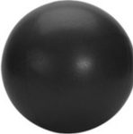 Over ball (soft ball) RSG ritmika, pilates  labda, 25 cm fekete QMAX