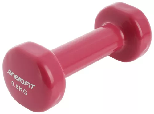 Súlyzó szett állvánnyal, 7 kg – vinyl borítás – ENERO-Fit
