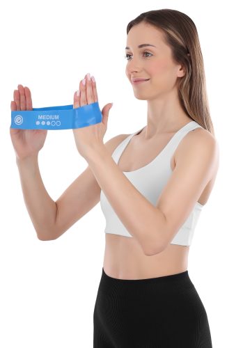 Erősítő gumiszalag Power blue band 5 db-os szett ENERO-Fit