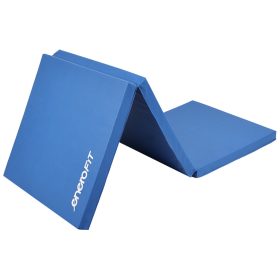   Összehajtható gimnasztikai matrac 180x60x5 cm kék ENERO-Fit