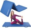 Összehajtható gimnasztikai matrac 180x60x5 cm kék ENERO-Fit