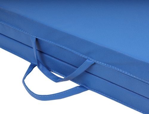 Összehajtható gimnasztikai matrac 180x60x5 cm kék ENERO-Fit