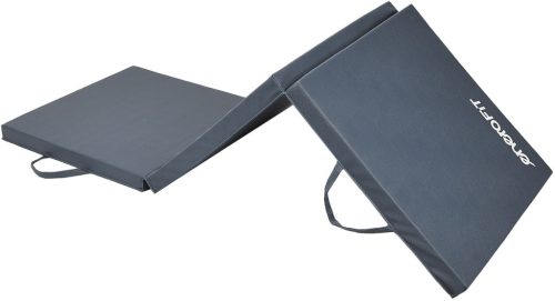 Összehajtható gimnasztikai matrac 180x60x5 cm szürke ENERO-Fit