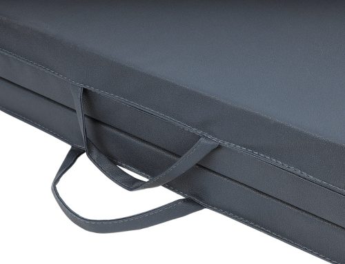 Összehajtható gimnasztikai matrac 180x60x5 cm szürke ENERO-Fit