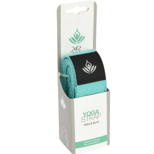 Jóga heveder, szalag zöld 180x6,5 cm XQMAX