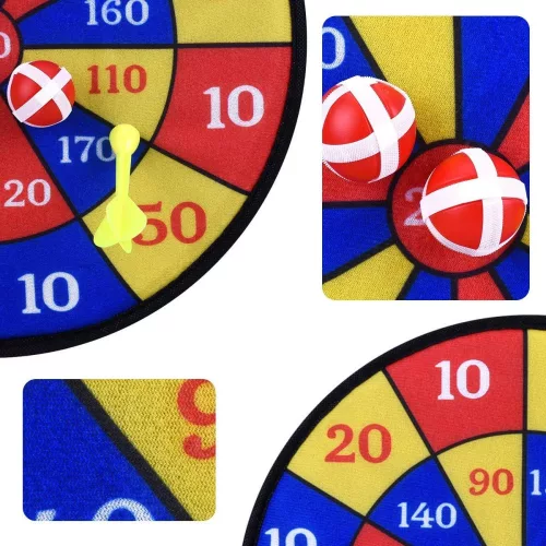 Gyermek darts, tépőzáras – 36 cm, öntapadós – ENERO PRO