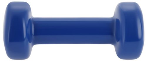 Kézisúlyzó vinyl borítással, 1 kg – kék – ENERO-Fit Premium