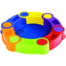   Homokozó 141 cm – kültéri, puzzle elemes – COLOMBUS RAINBOW