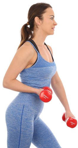 Súlyzószett állvánnyal 12 kg ENERO-Fit