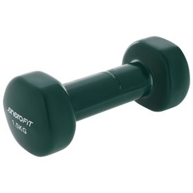   Kézi súlyzó, 1,5 kg – vinyl bevonat, zöld – ENERO-Fit