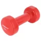 Kézisúlyzó, vinyl borítású 3 kg – piros, ENERO-Fit Premium 1 db