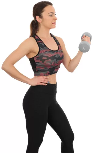 Kézisúlyzó, vinyl borítású 4 kg – szürke, ENERO-Fit Premium 1 db