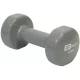 Kézisúlyzó, vinyl borítású 5 kg – szürke, ENERO-Fit Premium 1 db