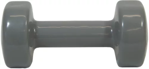 Kézisúlyzó, vinyl borítású 5 kg – szürke, ENERO-Fit Premium 1 db