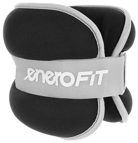 Csukló - bokasúly, kéz-lábsúly 2×2 kg fekete-szürke PREMIUM Enero Fit