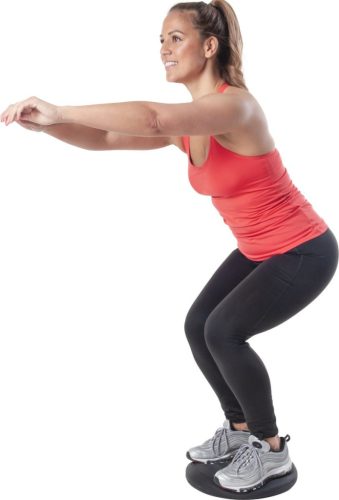 Egyensúlypárna dynair párna 32x6 cm fekete Pure 2 Improve 