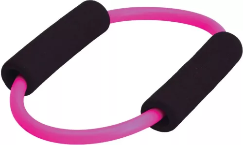 Expander, kör alakú, Light – fekete–rózsaszín – XQMAX