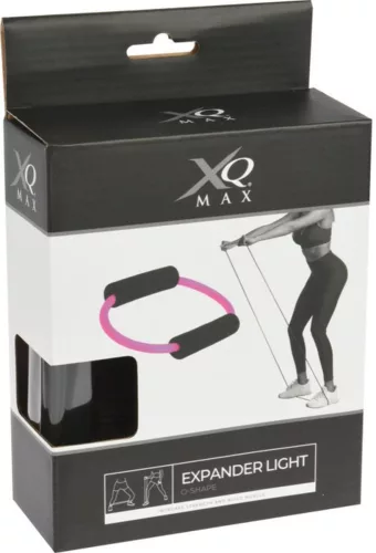 Expander, kör alakú, Light – fekete–rózsaszín – XQMAX