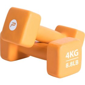 Neoprén kézi súlyzó 2x4 kg narancs Pure2Improve