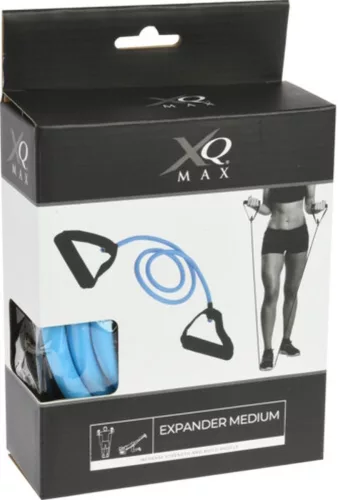 Erősítő gumikötél fogantyúval 120 cm – Medium, XQMAX