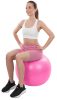 Gimnasztikai labda erősített, durranásmentes 65 cm pink - XQMAX